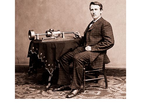 Fonografo, Thomas Edison