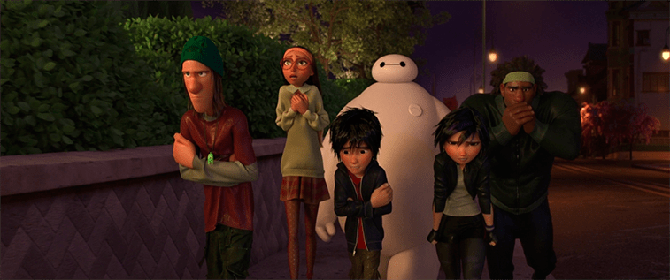 Big Hero 6, scena del film