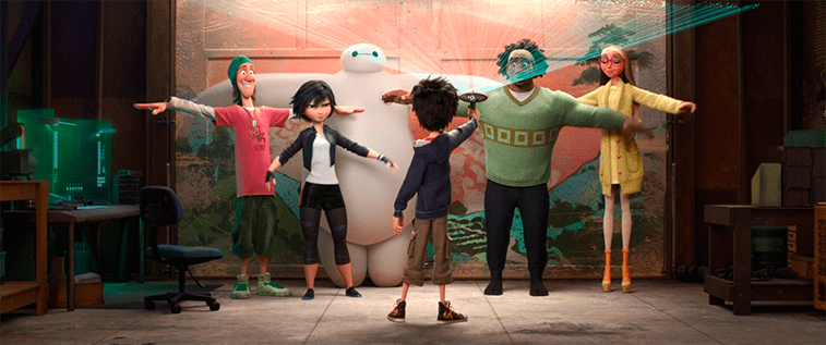 Big Hero 6, scena del film